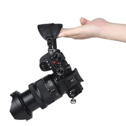 Leather Hand Grip Wrist Strap for DSLR Cameras Suitable for Nikon Canon(Not suitable for flip screen cameras)