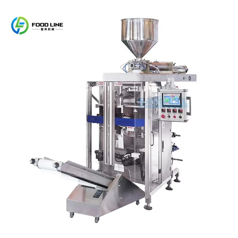Fully Automatic Vertical Cleaning Liquid Shampoo Cream Soap Packing Machine Vffs Liquid Filling and Packing Machine