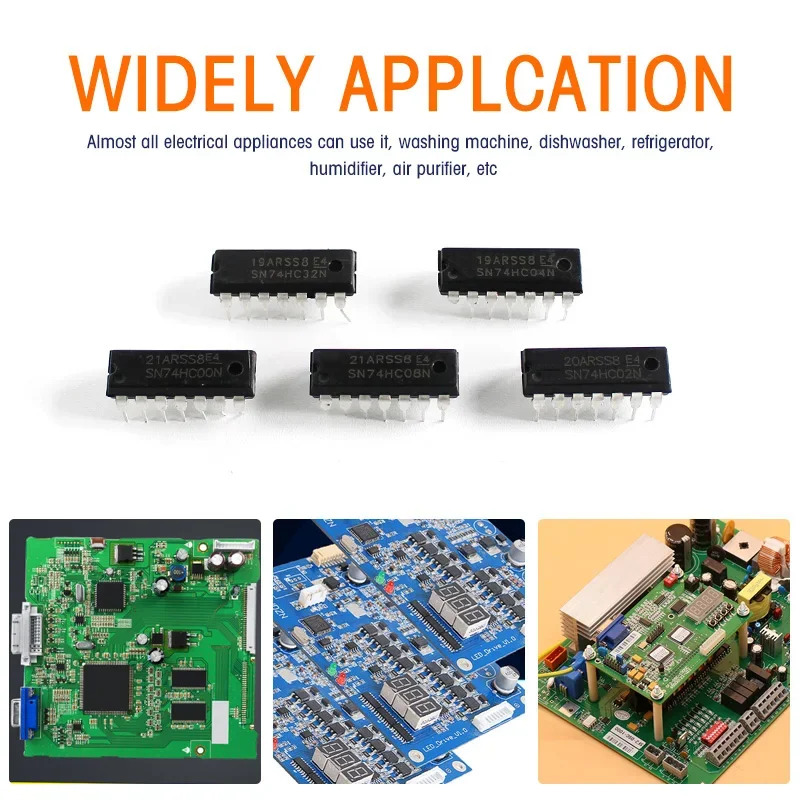 50PCS Integrated Circuit Logic IC SN74HC00N SN74HC02N SN74HC04N SN74HC08N SN74HC32N DIP-14 74HC00 74HC02 74HC04 74HC08 74HC32