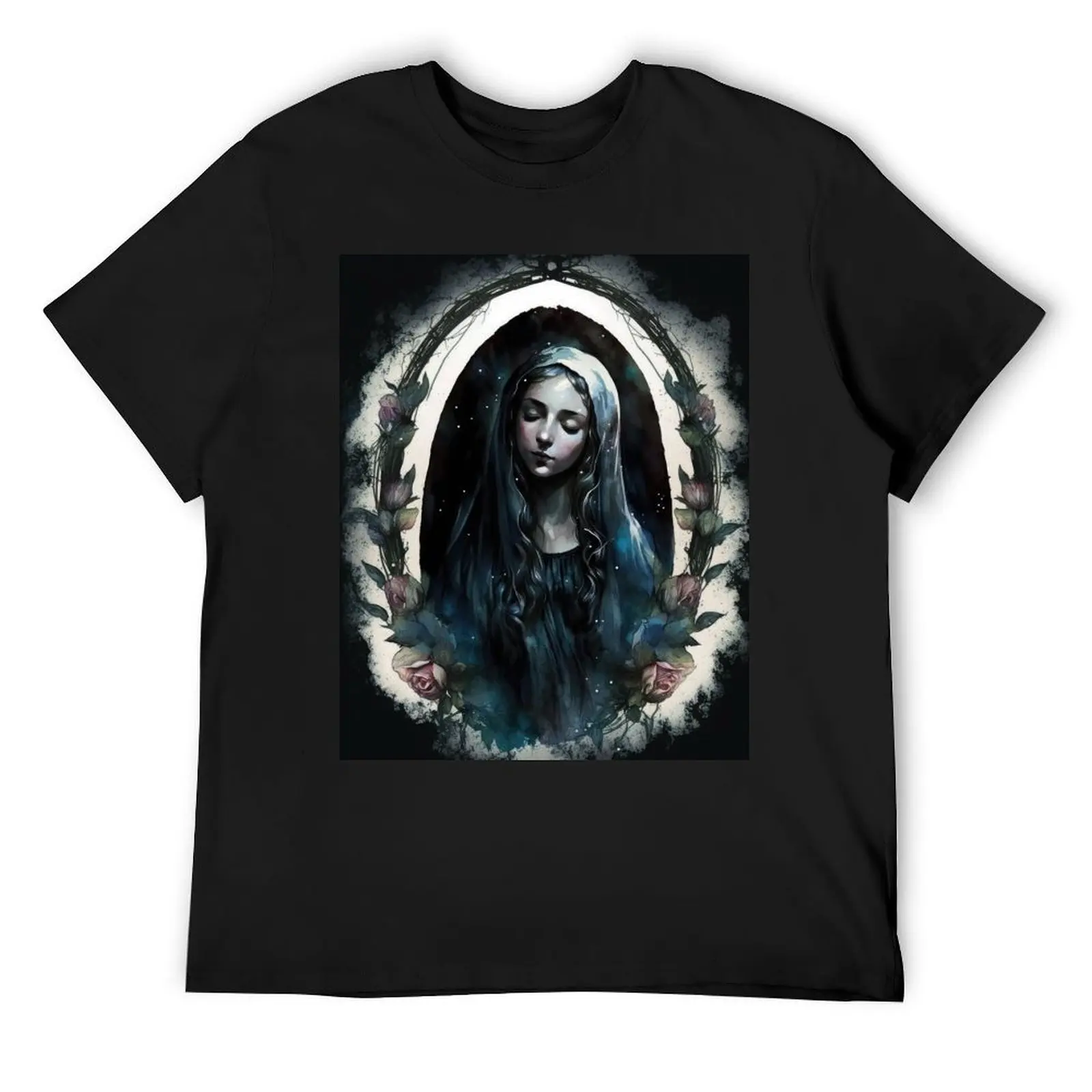 

Virgin Mary, Catholic Christian Mother Goddess T-Shirt sports fans affliction shirts vintage clothes T-shirt men