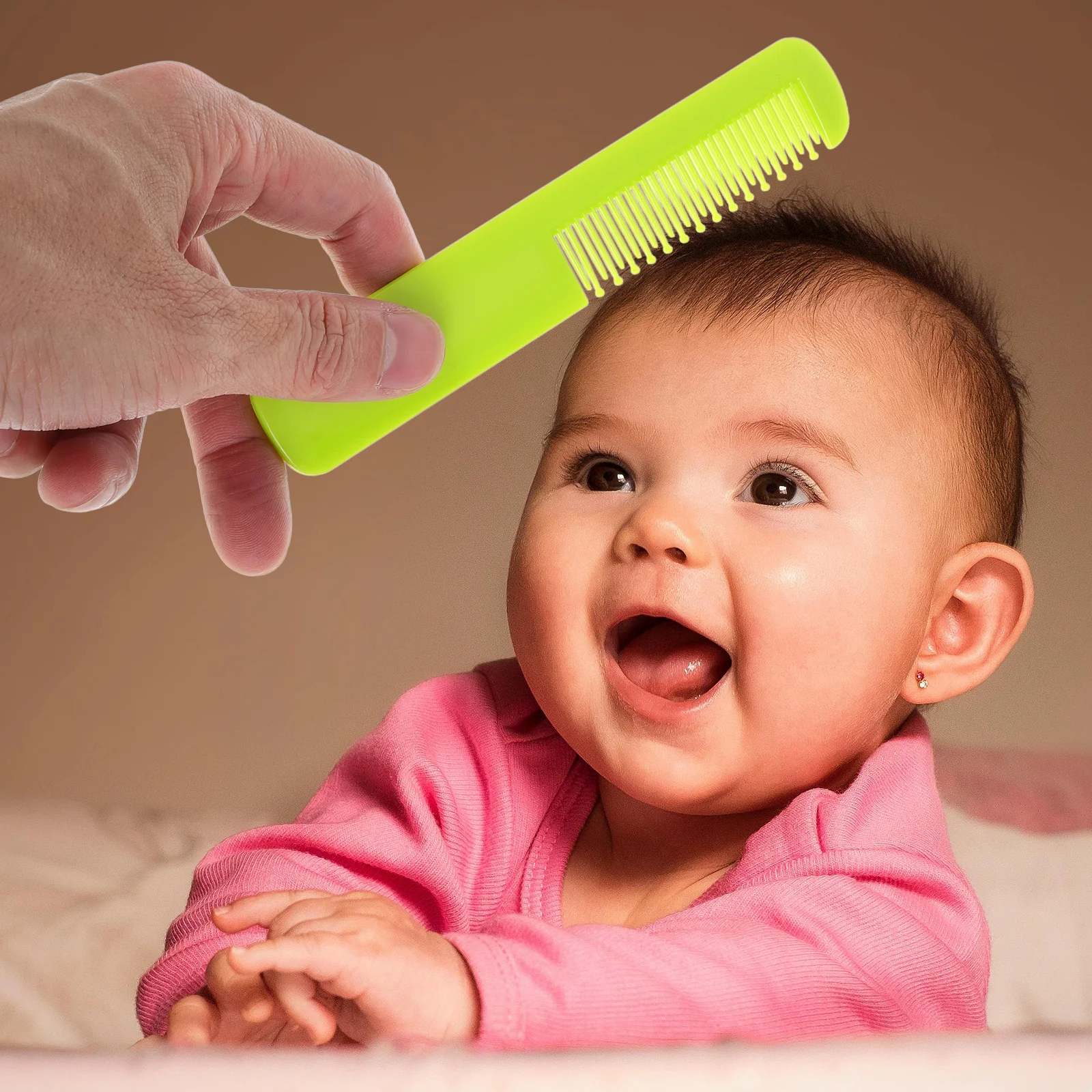 

2Pcs Baby Hair Comb Set Round Teeth ABS Material Gentle Detangling for Newborn Toddler Scalp Care Small Comb for Kids