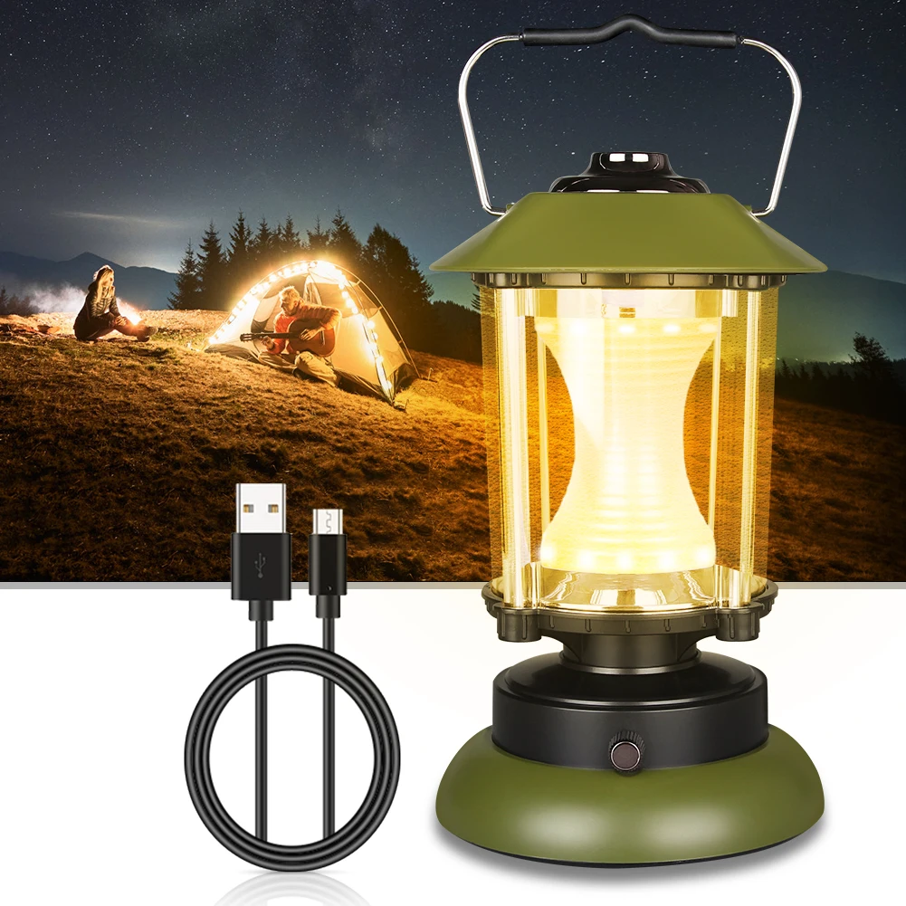 

UniqueFire Portable Camping Lantern Type-C Rechargeable Outdoor Household 2 Mode Dimmable Lantern for Power Outages,Work