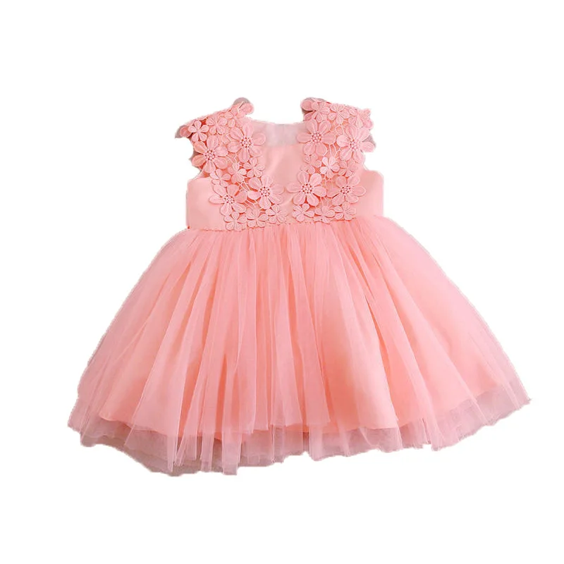 High Quality  Princess Birthday Party Halloween Dress Up Costumes Baby Dress for kid Girl