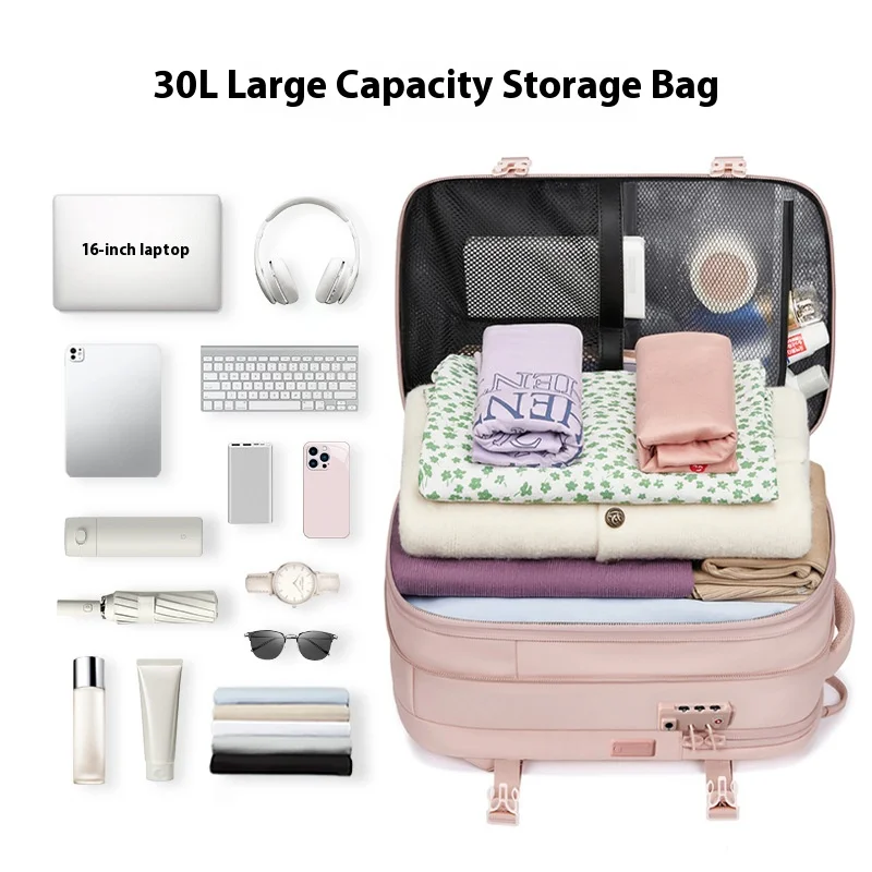 Tas Kasual Bisnis Kemasan Kompresi Vakum Tas Travel Y2k Ransel Fashion Ransel Kapasitas Besar Tas Tahan Air Untuk Pria