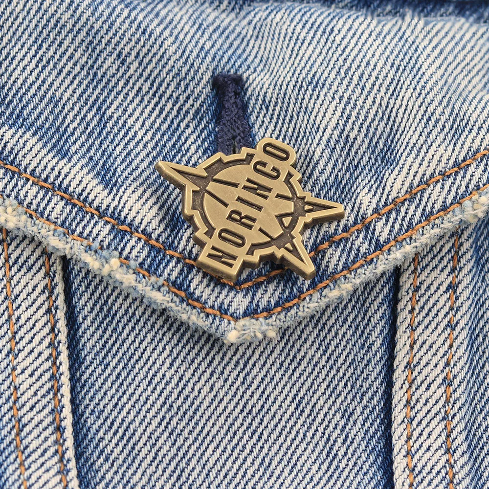 NORINCO Logo Emaille-Pin Militärindustrie-Abzeichen Taktische Ausrüstung Metallbrosche für Army-Fans Sammlerstück Anstecknadel für Jacke Rucksack – Detail 5