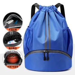 Bolsa de lona de viaje de gran capacidad para hombres y mujeres, mochila de tela Oxford portátil, bolsa deportiva y de Fitness, bolsa para correr