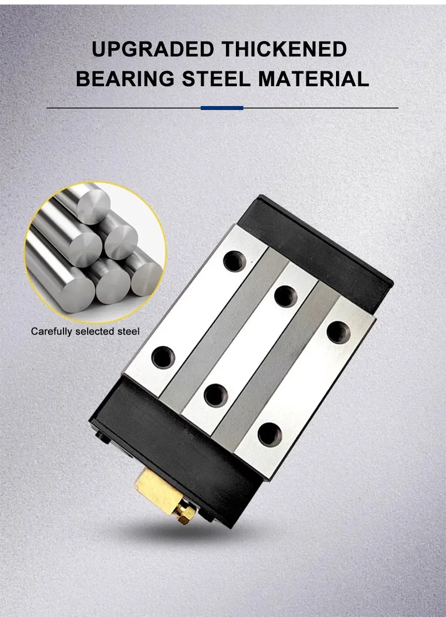 1pc RGH30CA RGW30CC Block Slider Wagen Linear Führungsschiene Schwere last H Klasse CNC Maschine Zentrum Präzision Hohe stijfheit Roller – Detail 6