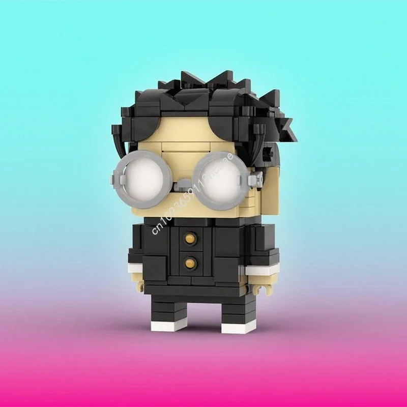 

Набор строительных блоков Brickheadz MOC Ken "Okarun" Takakura DanDaDanes, 196 деталей, для STEAM-обучения и развития практических навыков, рождественский подарок