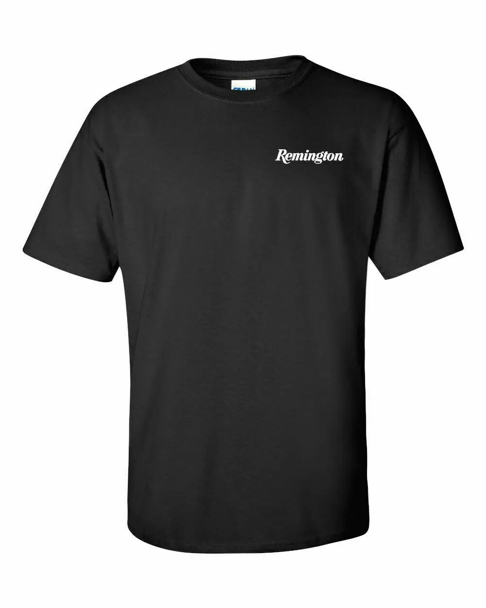 Remington Script White Chest Logo T Shirt 2nd Amendment Pro Gun Rifle Pistol