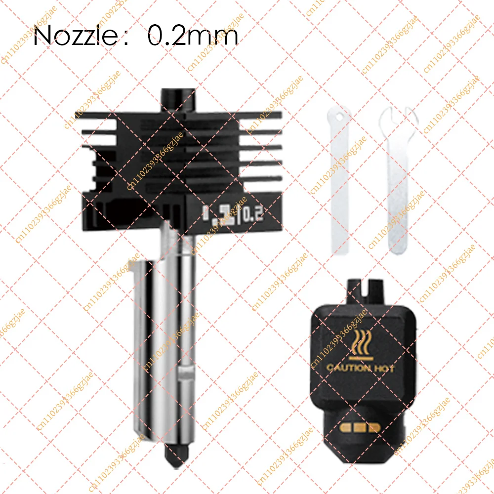 Upgraded Hotend For Bambu Lab P2S 0.2 0.4 0.6 0.8mm Hardened Steel Nozzle Replace Hot End Kit For Bambu Lab P2S Nozzle Assembly