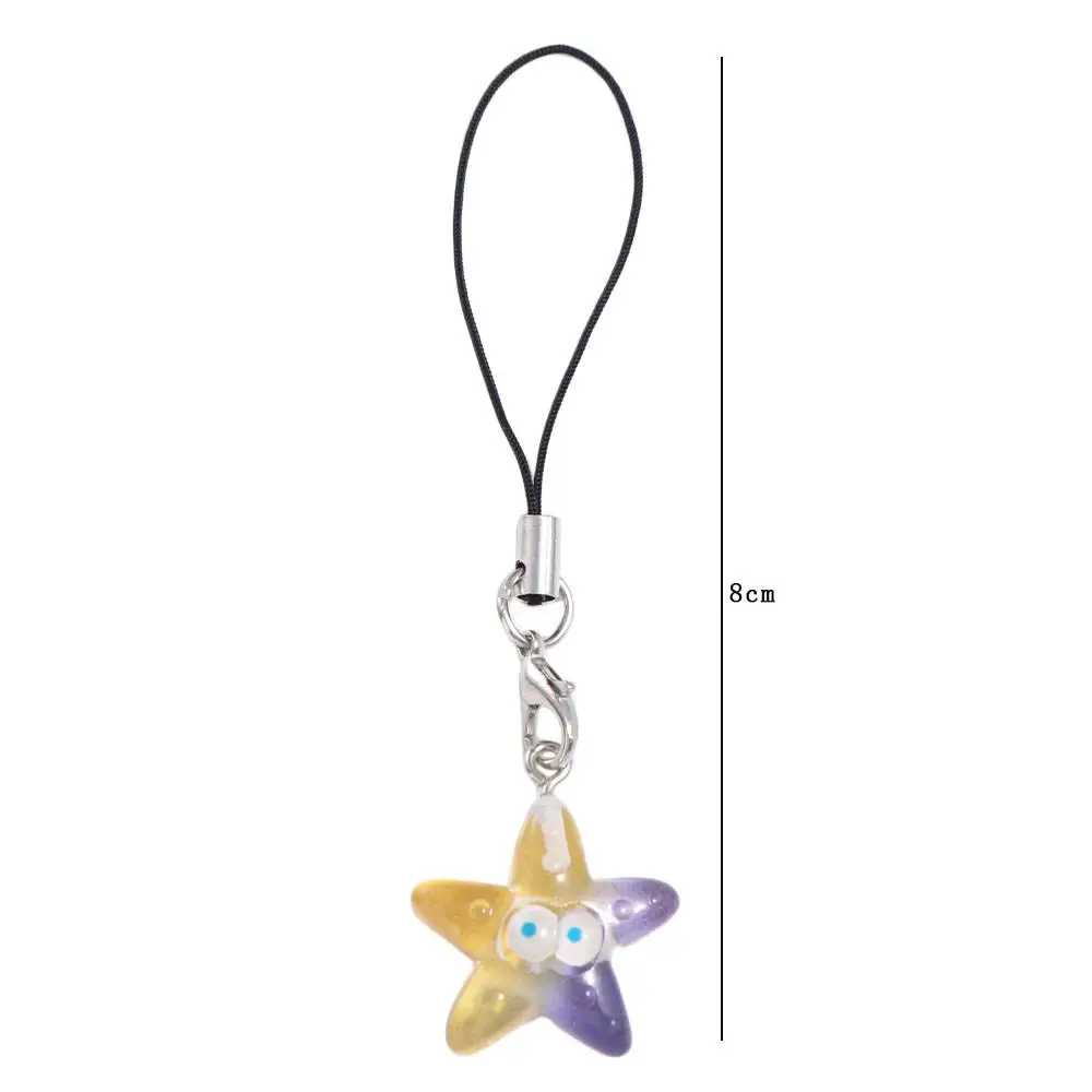 Модный ремешок для телефона с рыбой, брелок для морских существ, подвесная веревка для телефона, рыбий хвост, морская лошадь, брелок для мобильного телефона, подарок