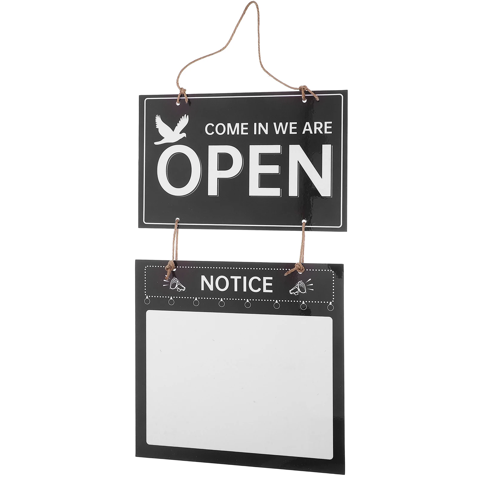 

Erasable Business Hours Sign Blackboard Simple Practical Design Vibrant Colors Perfect Size DIY Shop Beauty Parlor Cafe Pub Nail