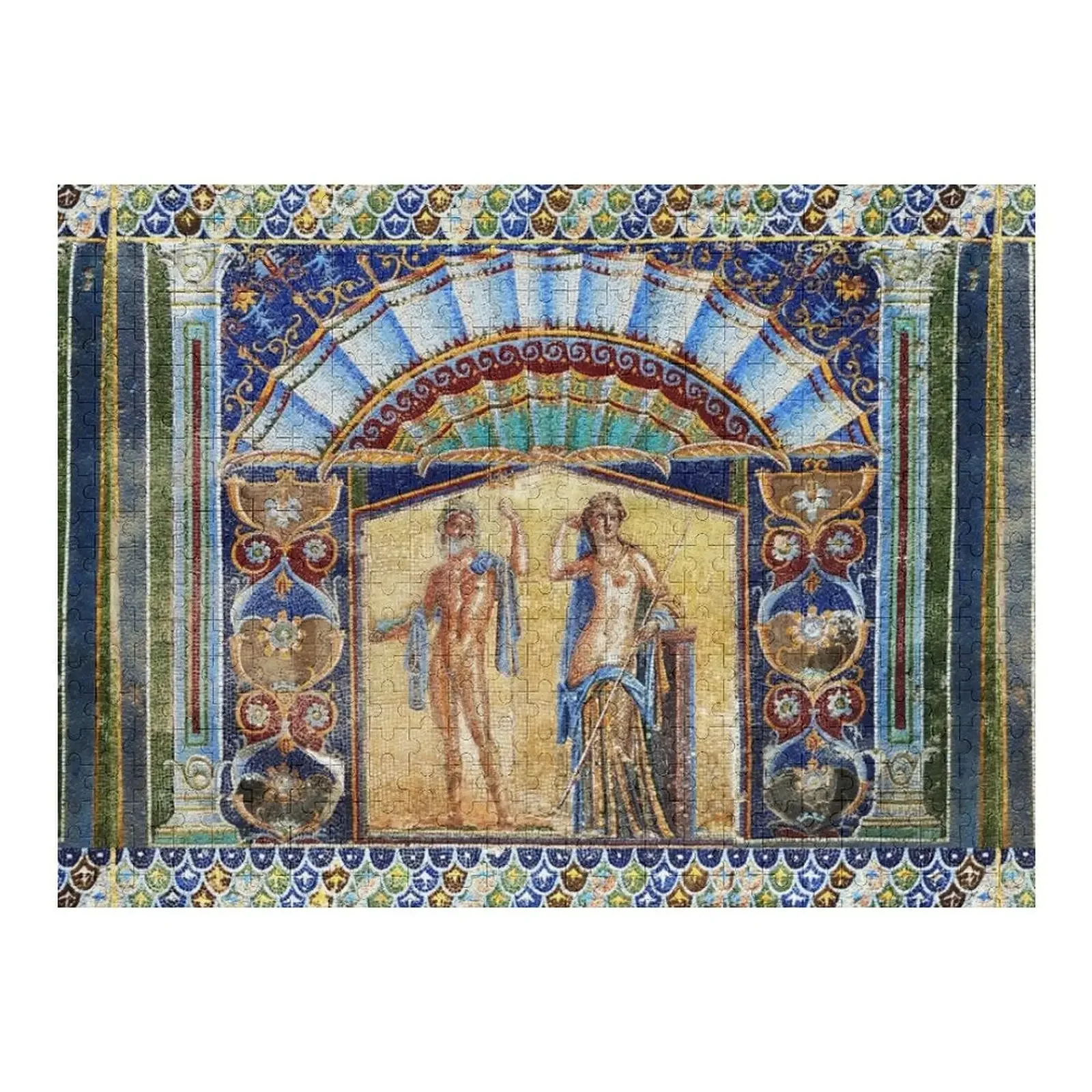 

NEPTUNE AND AMPHITRITE Hercolanum Roman Mosaics Jigsaw Puzzle Personalized Baby Toy Photo Custom Name Child Toy Puzzle