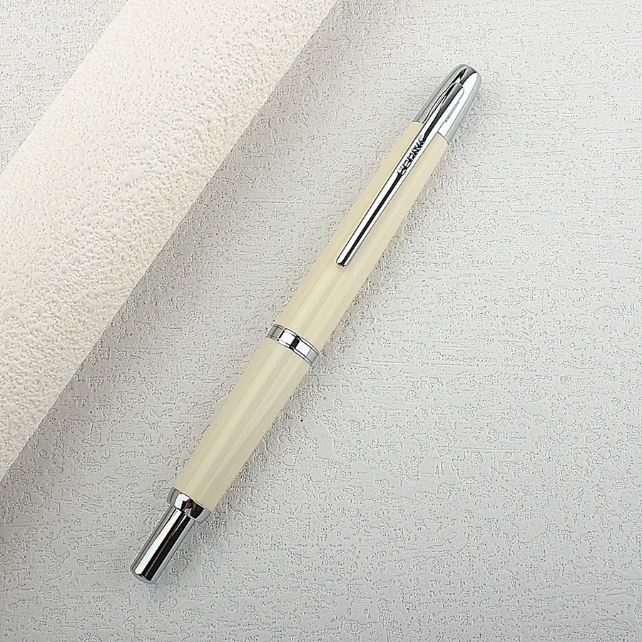 Gładkie pióro wieczne JINHAO 20 z mechanizmem wciskowym, stalówka EF F, przezroczyste czarne pióro do pisania z konwerterem, artykuły szkolne i biurowe. — zdjęcie produktu 6