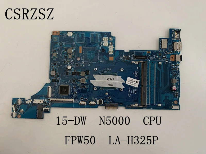 

For HP Pavilion 15-DW Laptop motherboard N5000 CPU LA-H325P L51988-601 L51988-001 Test work perfect