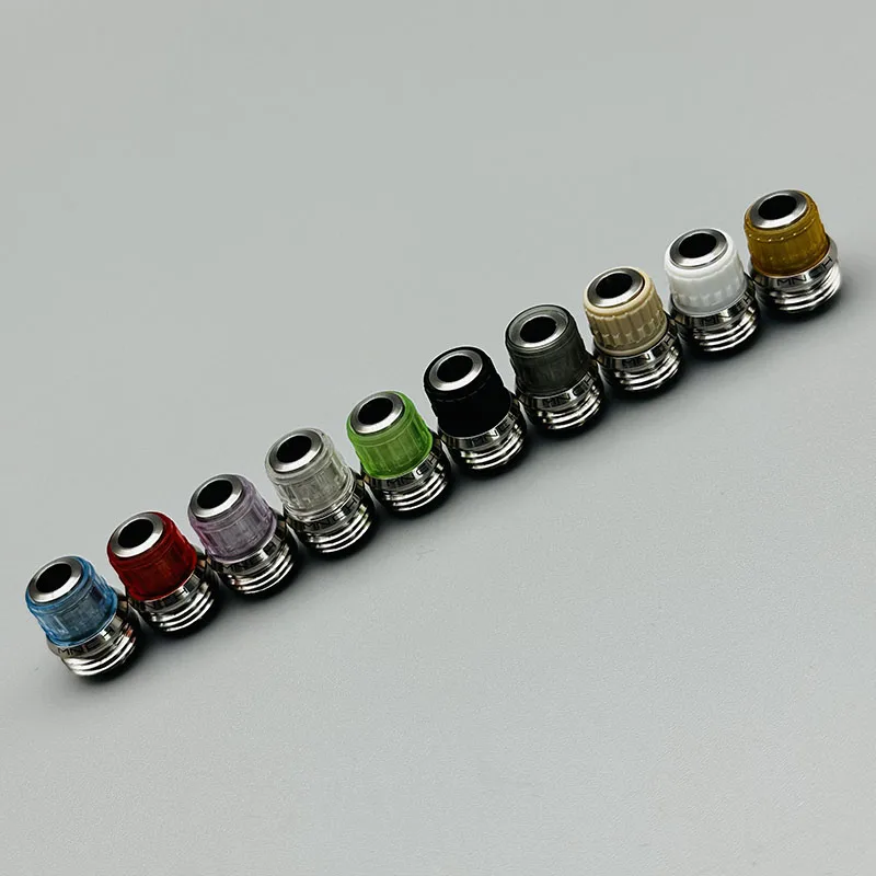 vape Monarchy MNCH Knob Style Drip Tip 5.2mm Inner diameter POM PC PEEK PEI material for BB / Billet / Boro AIO Box Mod vape mod