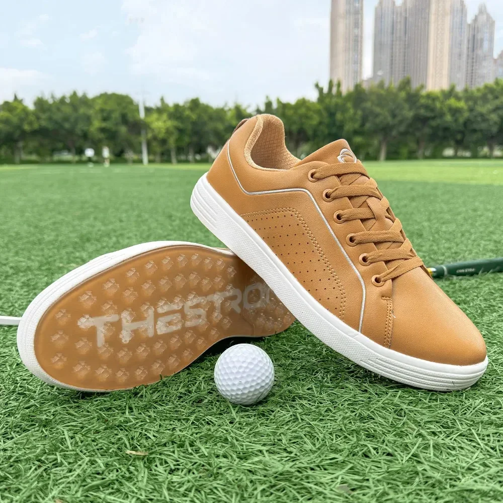 

Professional Golf Shoes Men Sneakers Spikeless Golfers Walking Outdoor Wear-resistant Grass Comfortable Non-slip Footwear