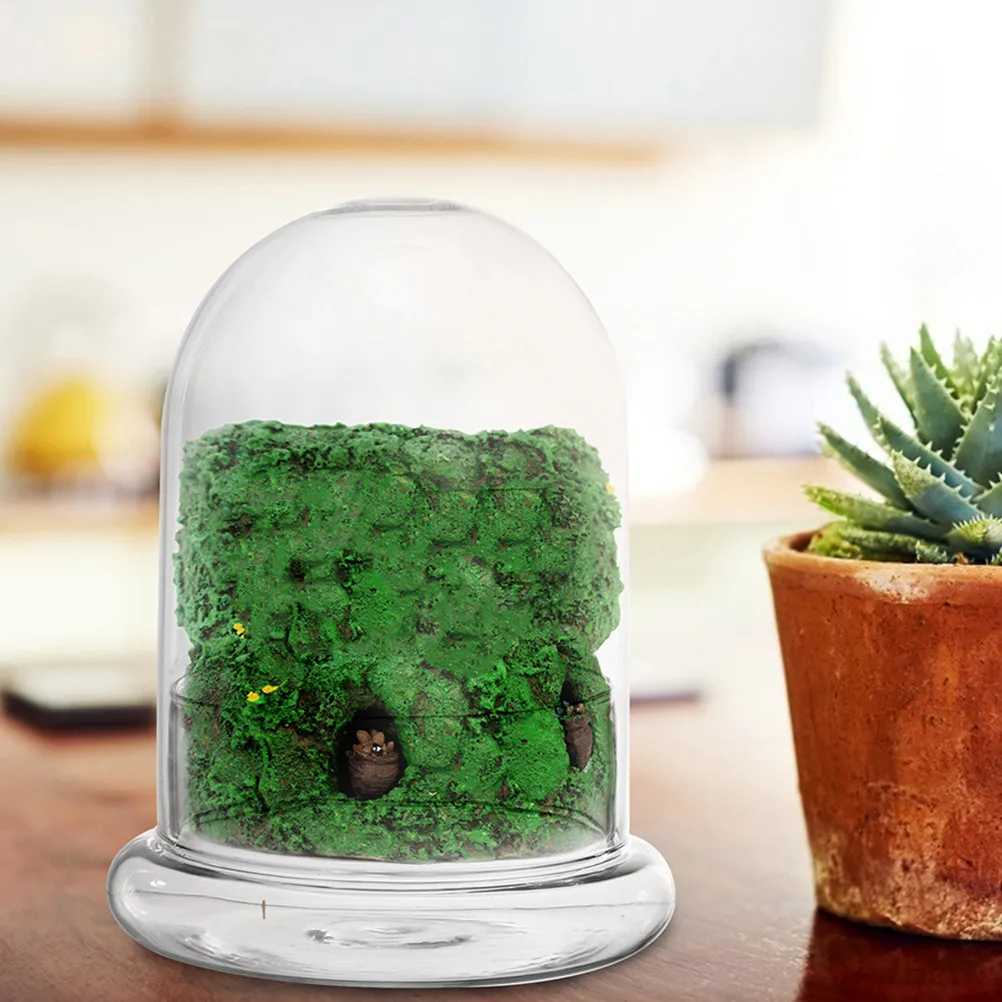 

2 шт. Эко-бутылки из стекла для микроландшафта, миниатюрные украшения для спальни, гостиной, офиса, декоративный террариум