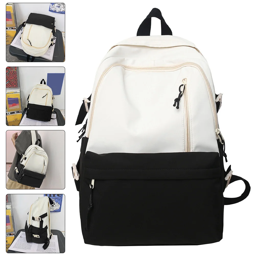 

Многофункциональный двойной рюкзак на плечо, прочный нейлон, большой вместительный школьный ноутбук, регулируемый плечевой ремень для путешествий на открытом воздухе