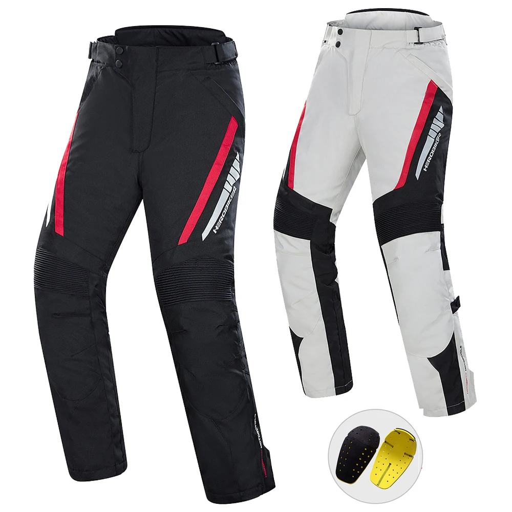 

Four Seasons Motorcycle Pants Outdoor Motocross Riding Pants Men Warm Windproof With Protective Gear Wear-Resistant M-3XL