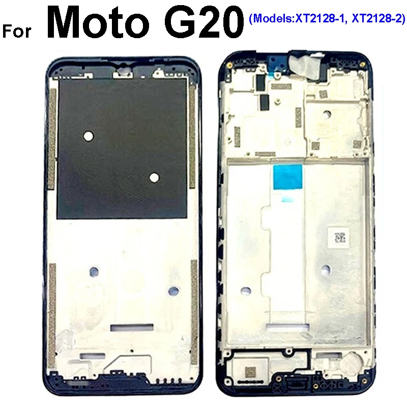 LCD Front Frame Chassis For Motorola Moto G10 G20 G30 G50 5G G60 G60S G10 Power LCD Screen Frame Bezel Plate Panel Repair Parts