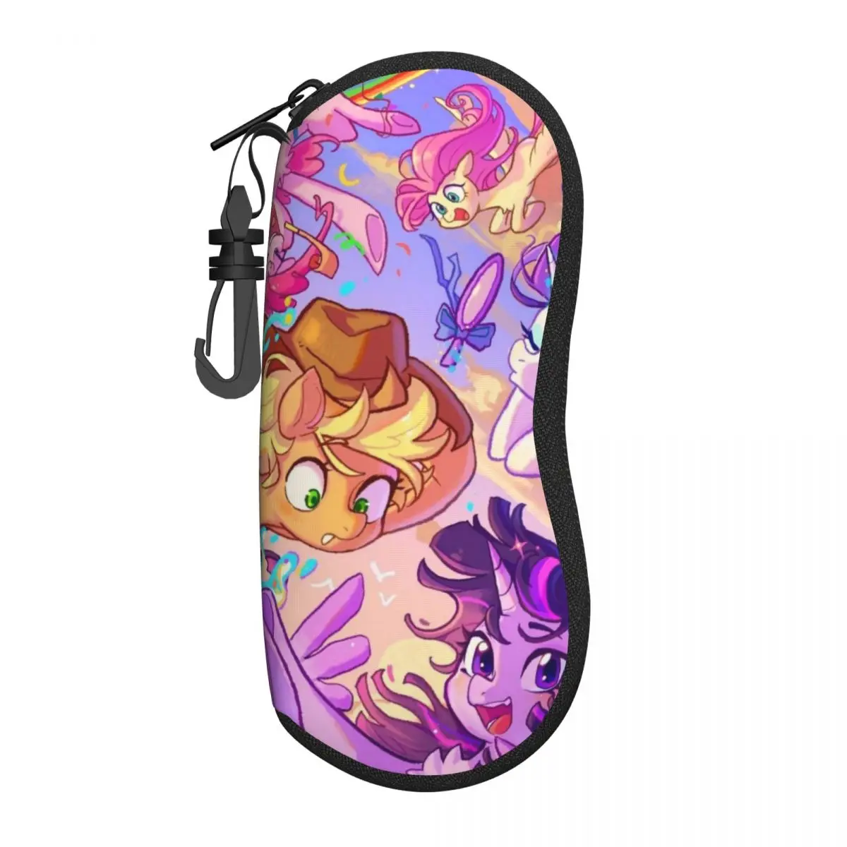 

My Little Pony Soft Shell Ultra-Light Eyewear Case - Scratch-Resistant and Space-Saving Glasses Bag for Outdoor Adventures