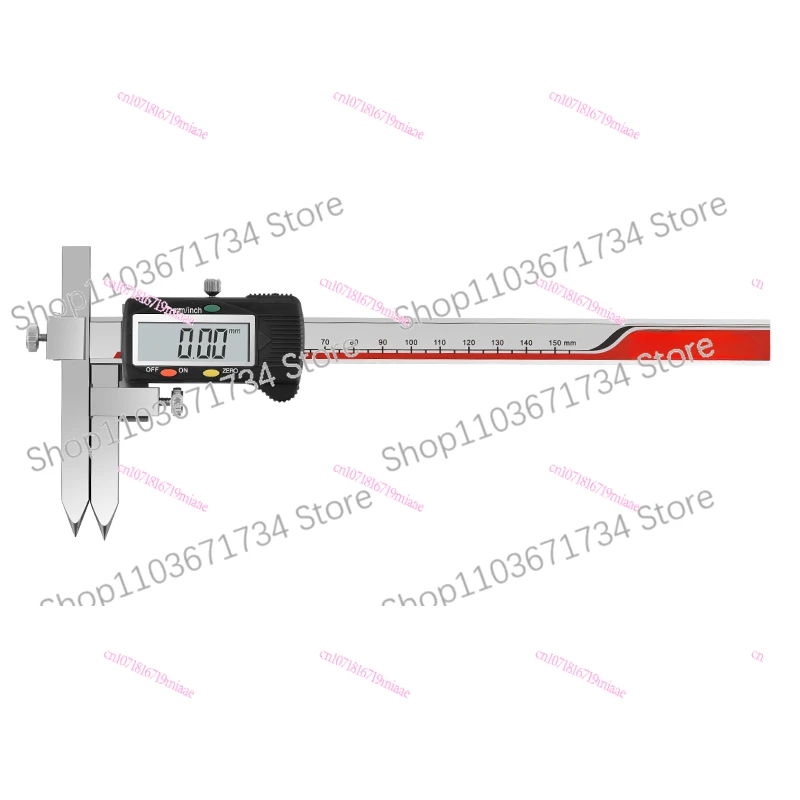 Center Distance Cone Probe Digital Caliper 5-150mm Stainless Steel Center Hole Distance Vernier Caliper