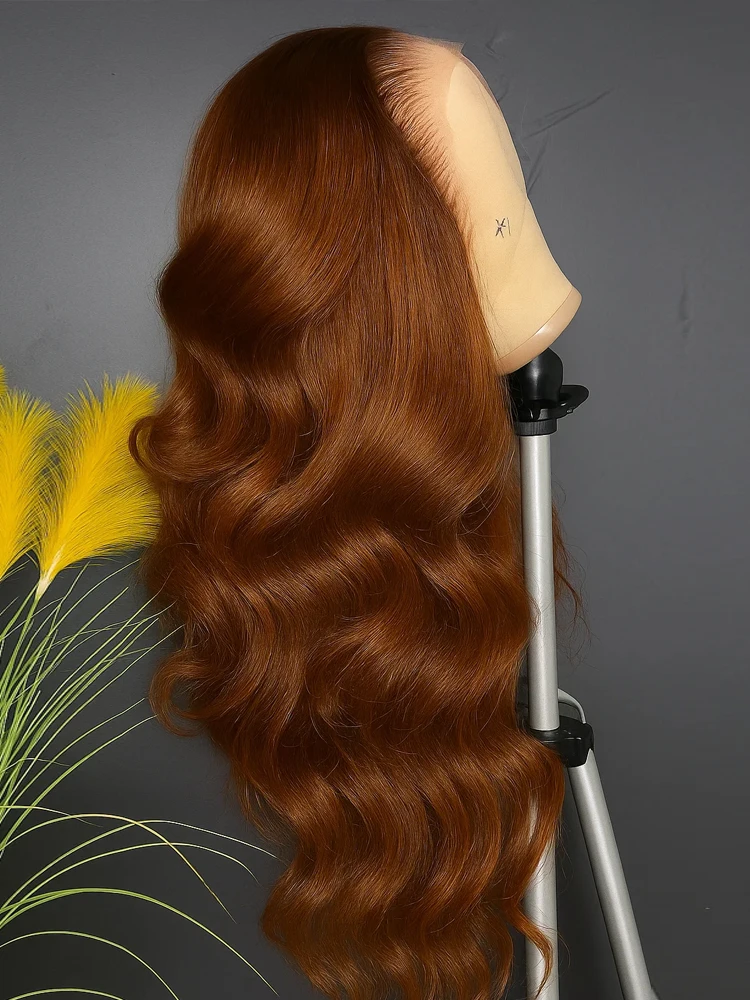 

Chocolate Brown Body Wave Lace Front Wig 13x6 13X4 HD Lace Frontal Wigs Preplucked Colored 4x4 Closure Human Hair Wigs