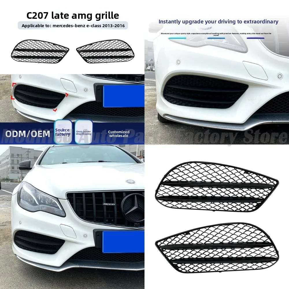 

High qualityHigh Quality Compatible With Mercedes E Class Coupe E Coupe C207 A207 2013 16 AMG Front Bumper Fog Light Grille Modi