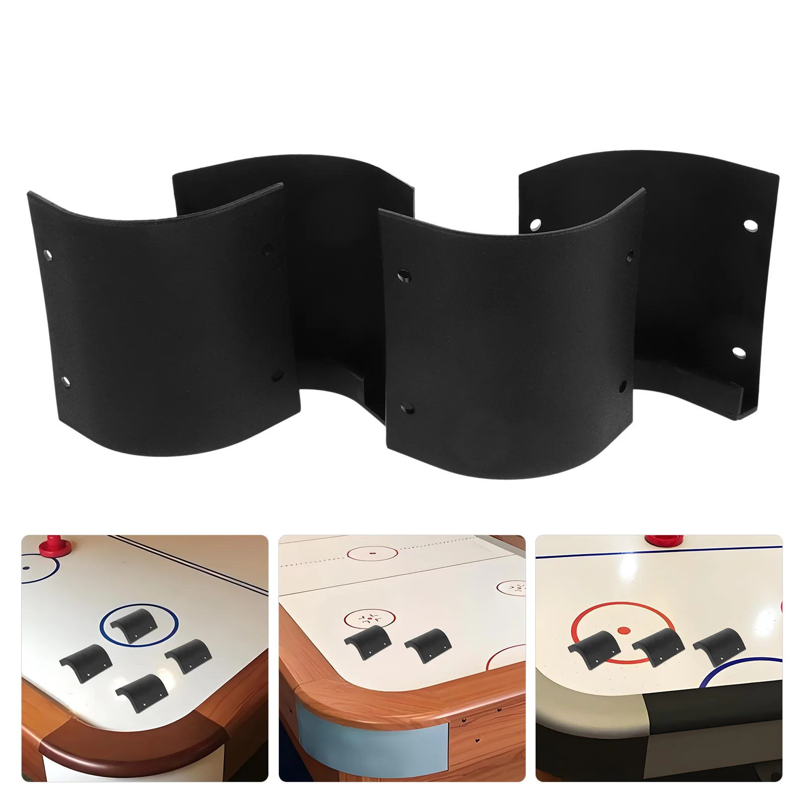 

4 шт. стол для хоккея с шайбой, пластиковые защитные чехлы, запасные части, принадлежности для игрового стола, прочное использование, игровые принадлежности