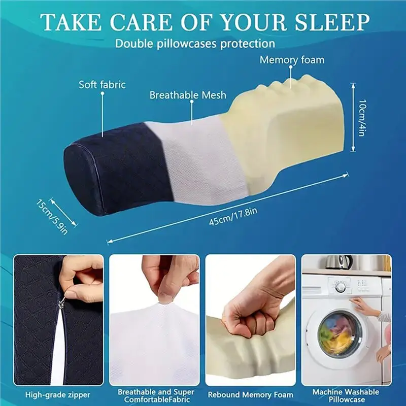 

【NOW SAVE】Relieve Neck Discomfort Cervical Pillow Ergonomic Neck Pillow Cervical Support Pillow