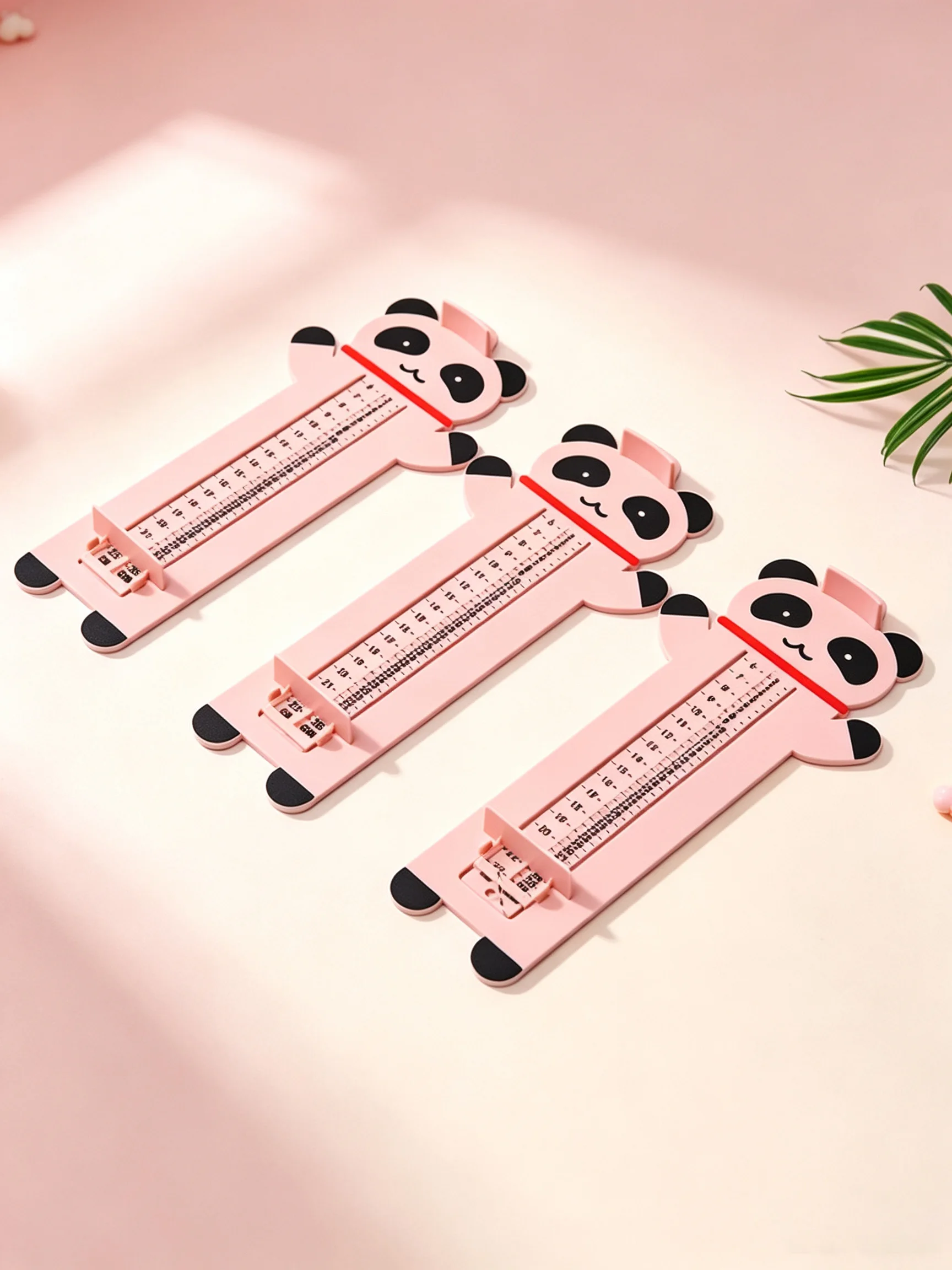 1/2pcs Professional Baby Panda Foot Measurement Ruler Shoe Size Measuring Tool for Infants Boys Girls And Adults