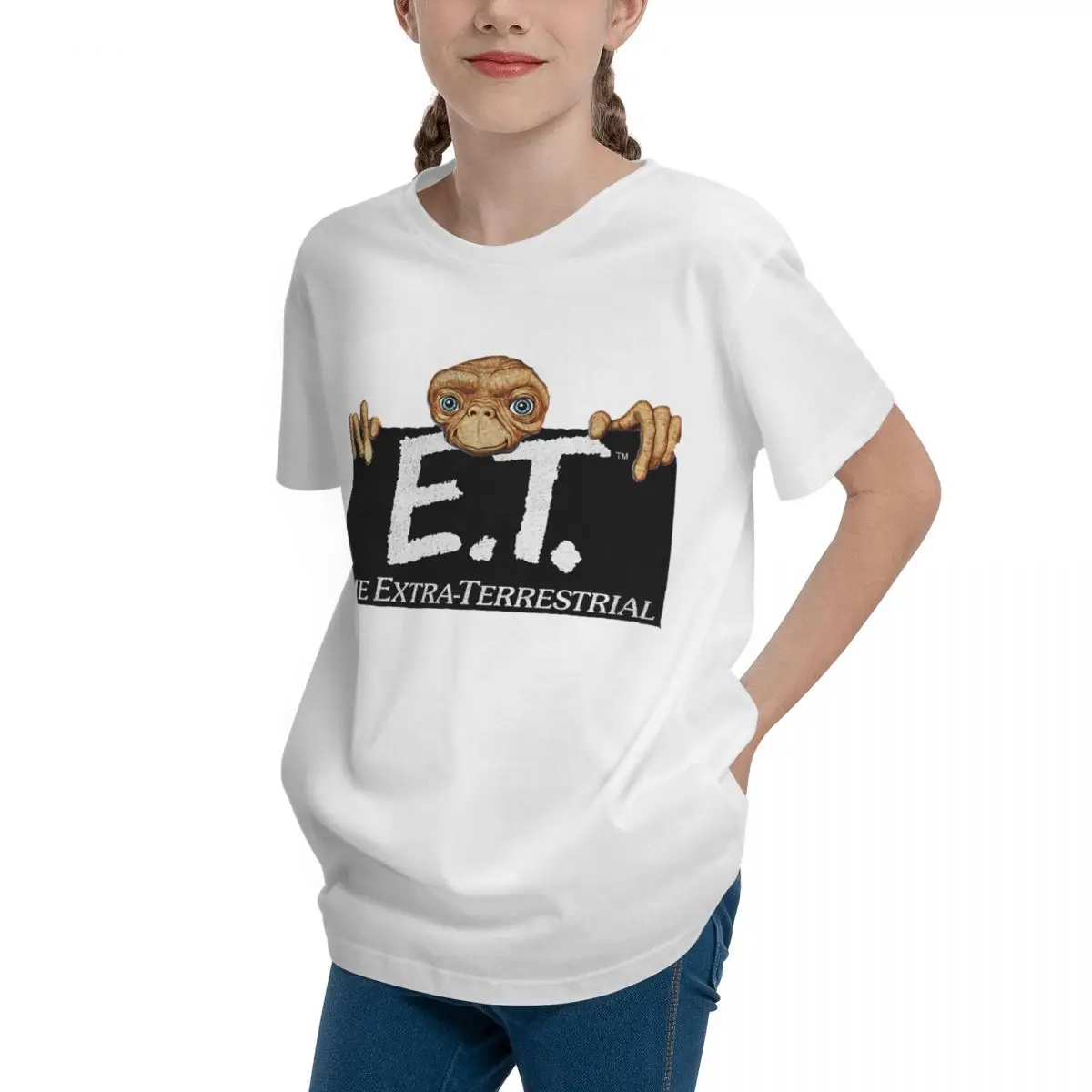 ET Terrestrial Gift Men Women Essential F Vintage Tees Casual Graphic Funny Geek Home Retro Teeanger T-Shirt