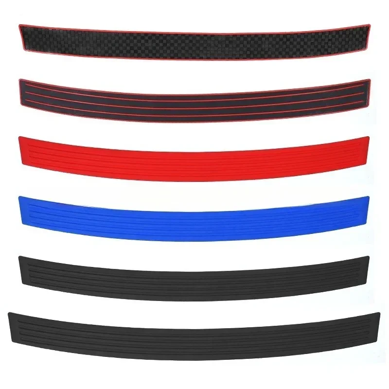 Für 1set Universal Auto Stamm Hinten Stoßstange Schutz Streifen Gummi Tür-Schwellen Platte Schutz Leisten Pad Trim Abdeckung 104x9cm Auto – Detail 4
