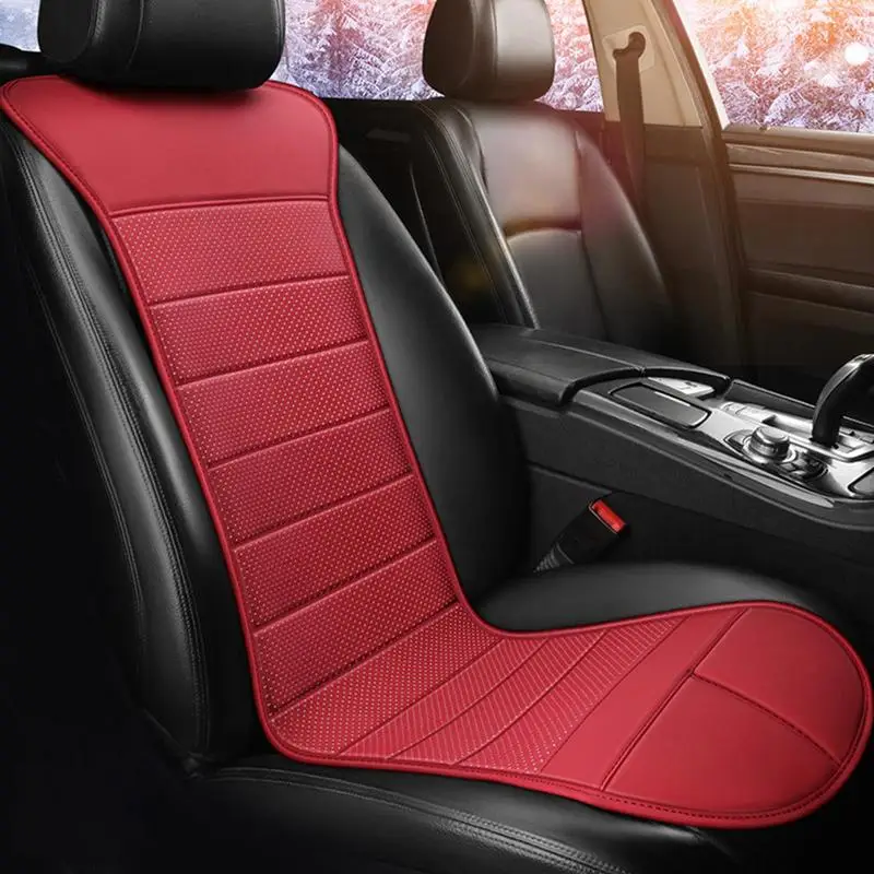 سيارة التدفئة وسادة مقعد الشتاء ساخنة غطاء مقعد السيارات مريحة وتنفس مقعد حصيرة سخان لسيارة صغيرة RV سيدان وسيارات الدفع الرباعي #4