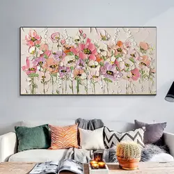 GATYZTORY Oil Painting By Numbers Kill Time Flowers Drawing By Numbers Adults Crafts Home Decors Artwork Number Painting