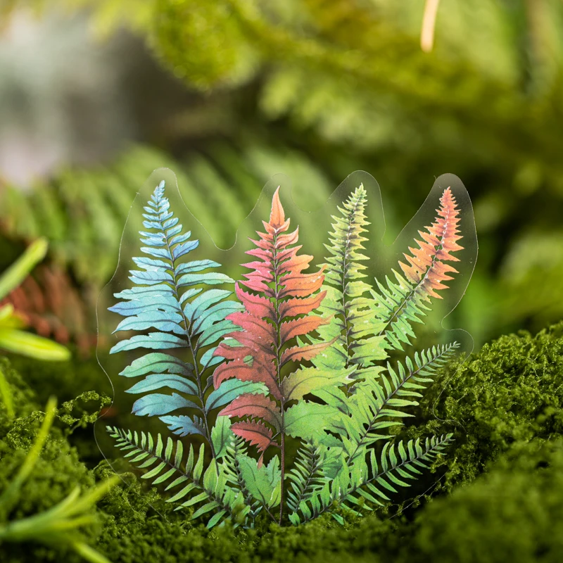 Plant Sticker pack 20pcs Natural plants Transparent Waterproof Grass hand account Decoration Scrapbooking supplies