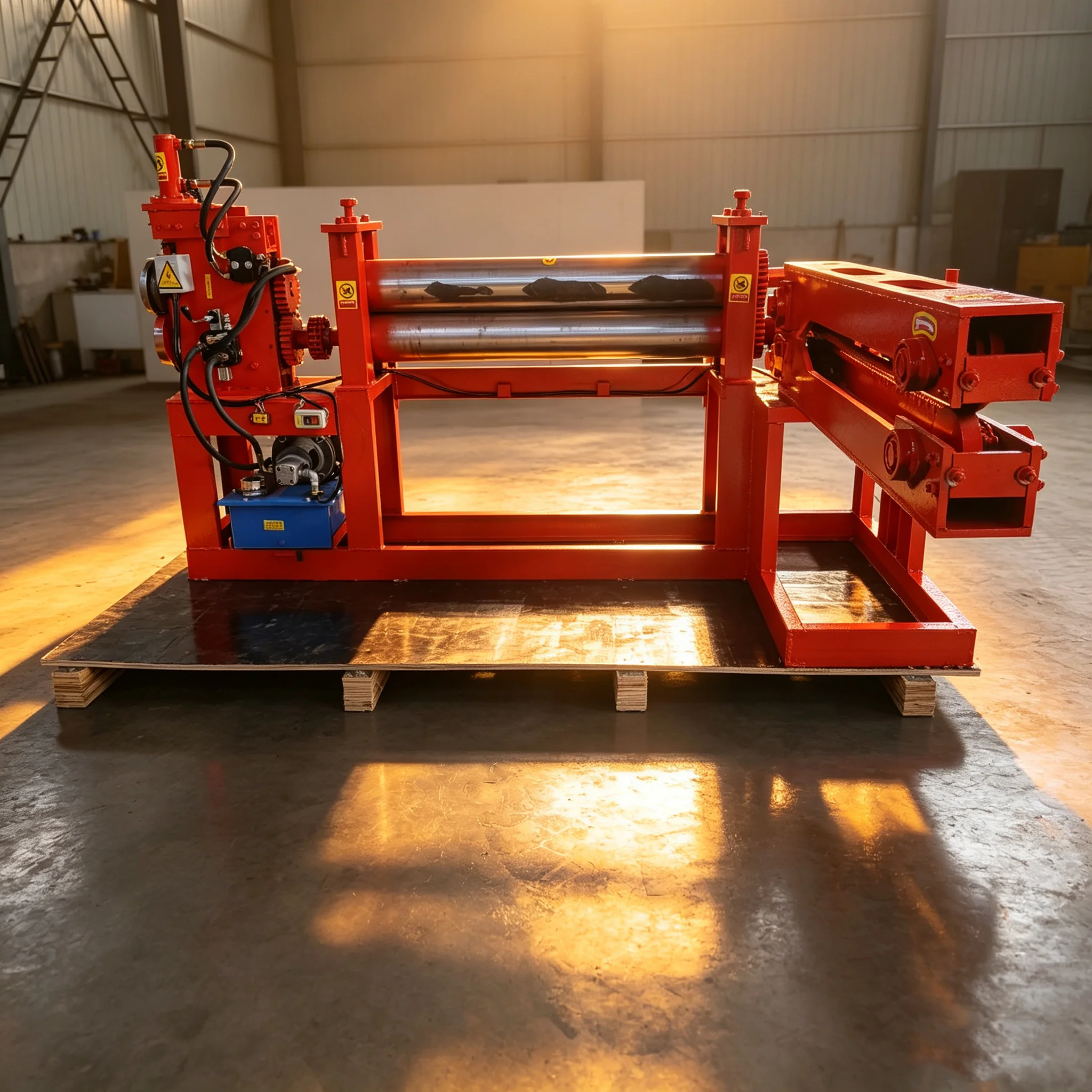 With CE Certification Oil Barrel Cutting and Flattening Machine with Cap Opener for Iron and Chemical Drum Recycling Processing