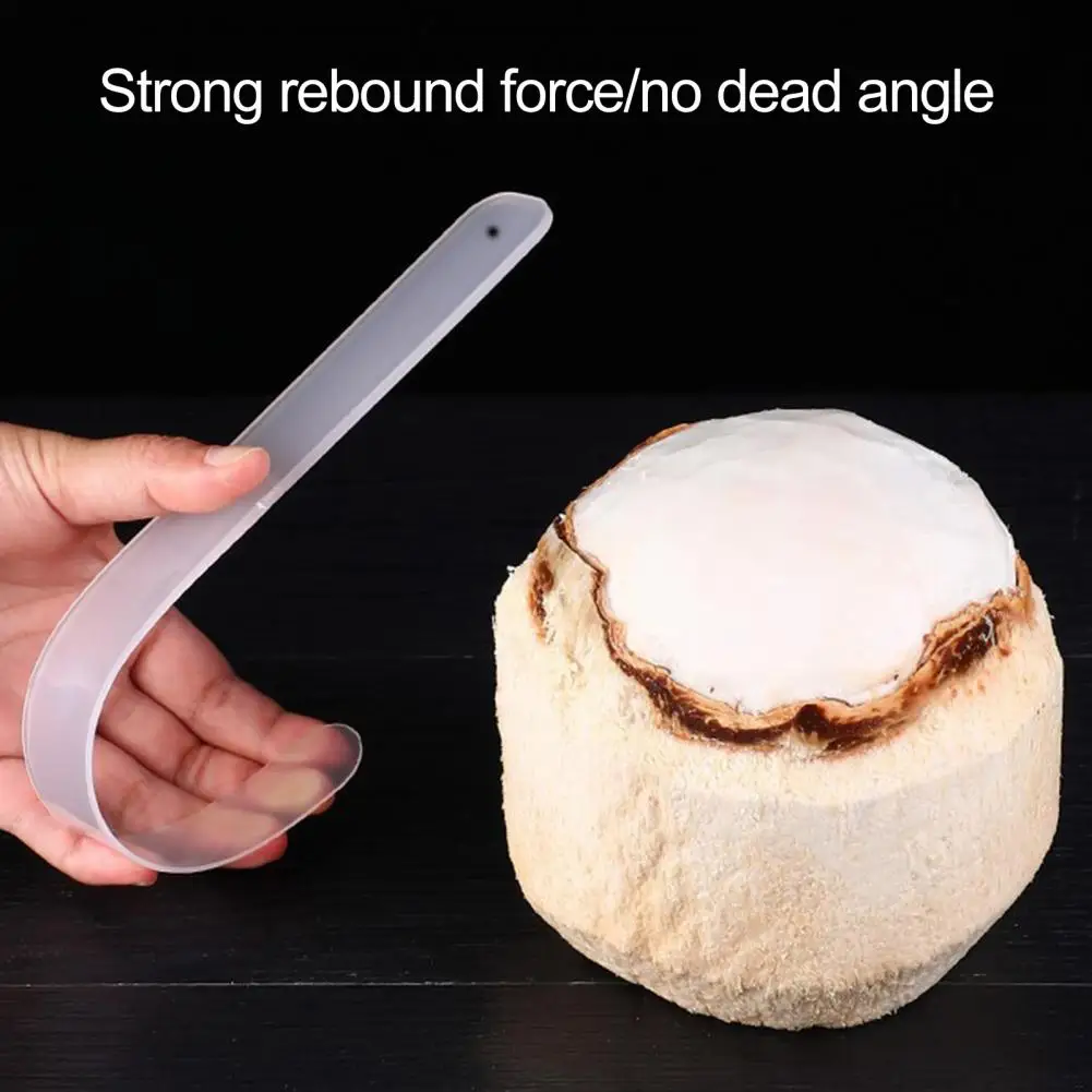 Plastic Coconut Meat Remover Professional Digging Coconut Meat Extractor Resilient Coconut Egg Scraper Kitchen Gadgets Bar Tools