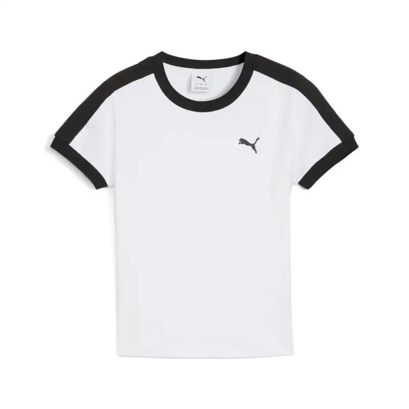 

Puma Women's T7 Slim Tee Puma White Short T-shirt 63587602