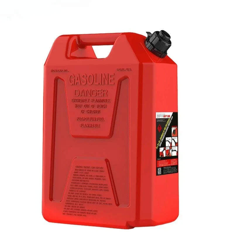 Premium Lawn Mower Fuel Tank Plastic Oil Storage Spare Fuel Tank Special Diesel Barrel Vehicle Self-exhaust 5 Liters 10 Liters 2