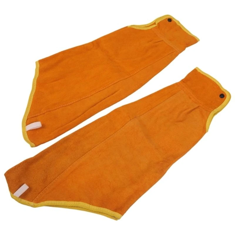 Tay thợ hàn để bảo vệ Tay áo bằng da chống cháy cho bếp củi Campfir