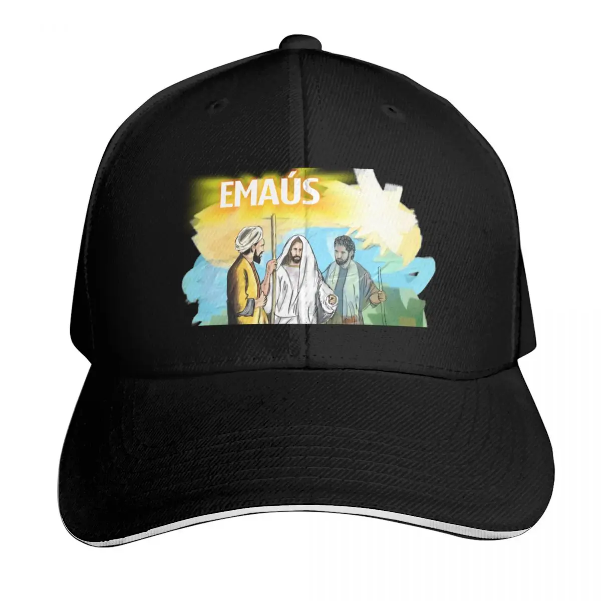 Emmaus... Jesus Christ is Risen! Baseball Cap Snapback Flat Bill Strapback Dad Hat Six Panel Structured Crown