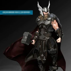 Figura de resina em escala de 108 mm estilo viking Thor desmontado e sem pintura kit modelo une estatueta colecionar brinquedos