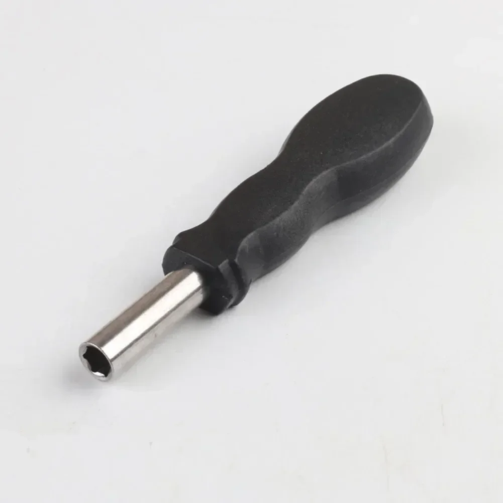 1pc 1/4\'\' Hex Screwdriver Handle Soft Grip Rubber 6.35mm Magnetic Screwdriver Bits Extension Handle For Multifunction Tools