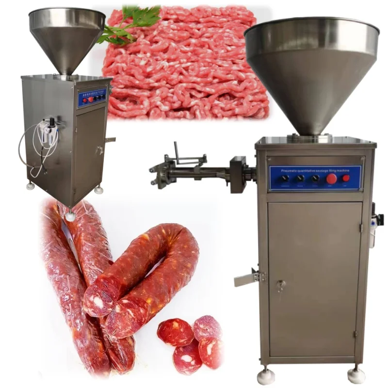 Customize Hot Dog	Sausage Making Equipment Salami Stuffer Sausage Filler With Twisting Functions Sausage Maker Stuffing Machine