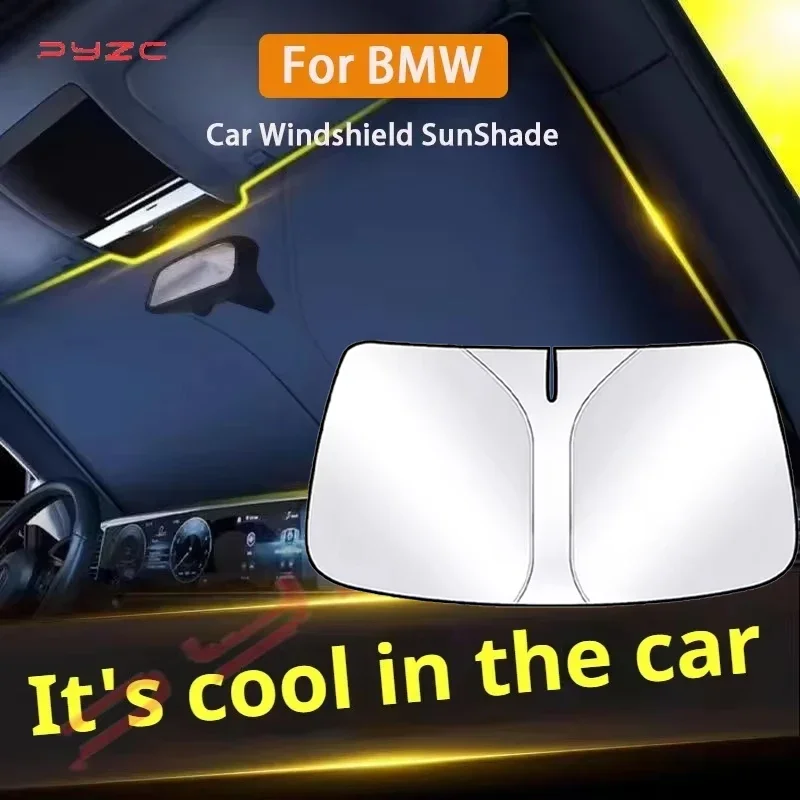 

Car Windshield SunShade for BMW X1 X3 X5 X6 G20 G30 G01 G02 G05 F15 F16 G11 F48 Sun Visor UV Protection Auto Parts