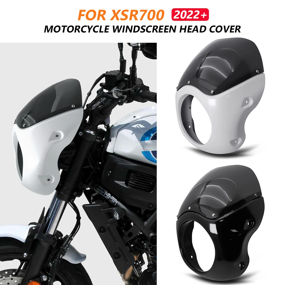 

Motorbike Section Windshield For Yamaha XSR700 2025 XSR 700 2022-2026 Headlight Attachment Shielding Accessory Support Component