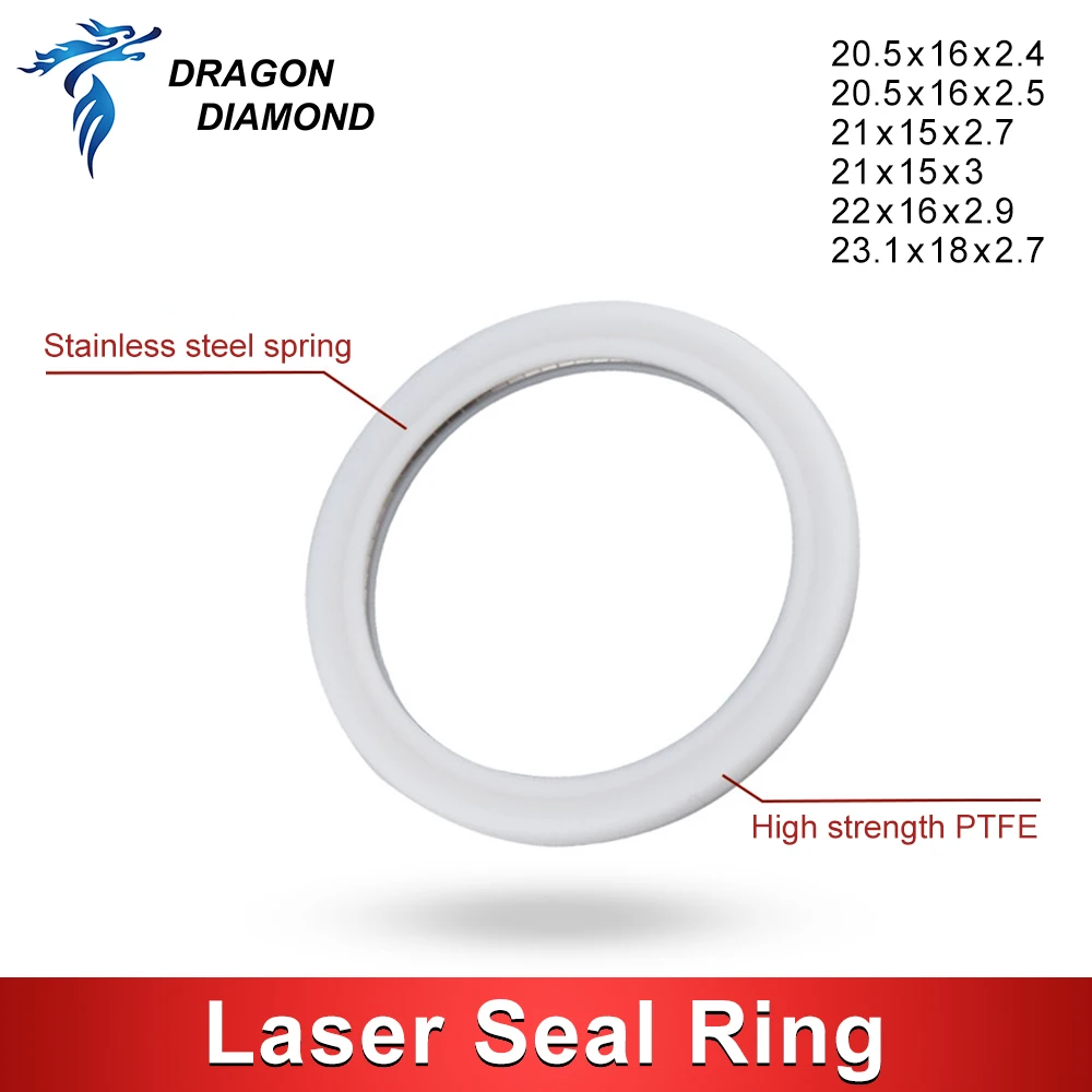 Lensa pelindung Laser, cincin segel Las 20x2 20x4 untuk WSX QiLin CQWY HanWei, Laser genggam kepala pemotong cincin O