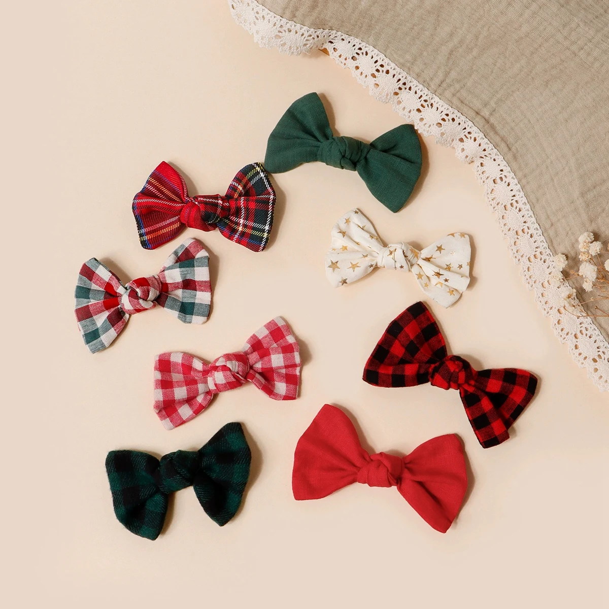 

Заколки для волос для девочек, детские хлопковые бантики, боковой зажим, детские аксессуары для волос, детские заколки в клетку с принтом, милая заколка для волос, осенний держатель для волос